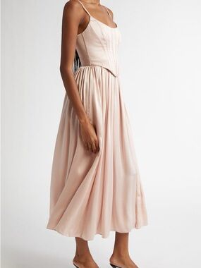 Zimmermann | Dresses | Nwt Cassia Ruffle Midi Dress In Hydrangea Floral |  Poshmark